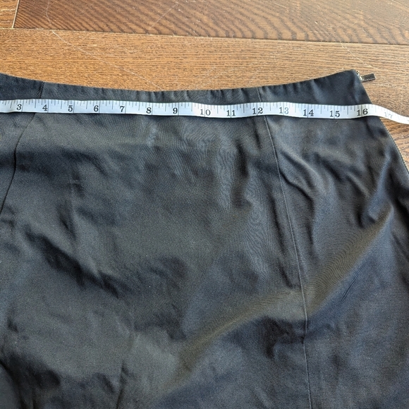 CUE mini skirt black women's size 12 office carrier academia made in Australia - Picture 10 of 10